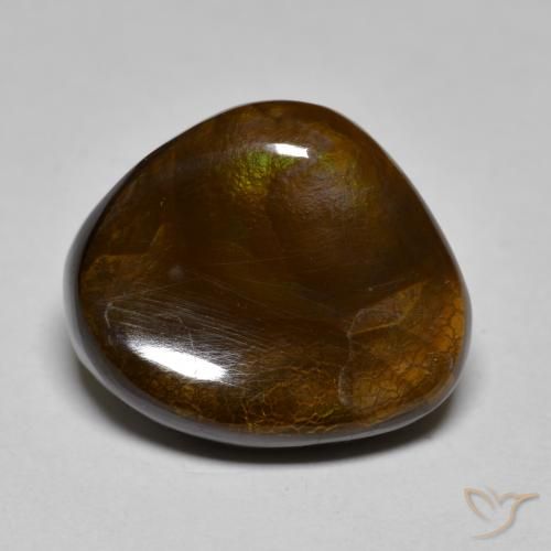 10.97ct Натуральный Многоцветный Огненный агат, причудливая, Непрозрачный