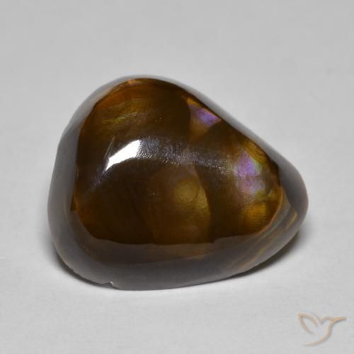 8.88ct Натуральный Многоцветный Огненный агат, причудливая, Непрозрачный
