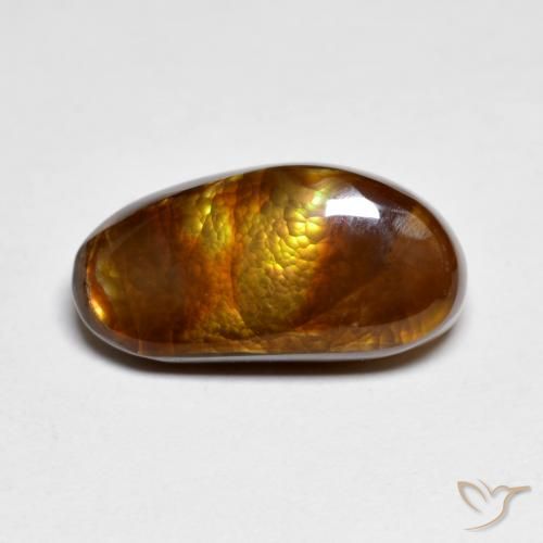 5.43ct Натуральный Многоцветный Огненный агат, причудливая, Непрозрачный