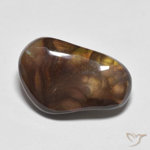 7.98ct Натуральный Многоцветный Огненный агат, причудливая, Непрозрачный