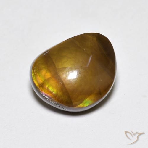 3.18ct Натуральный Многоцветный Огненный агат, причудливая, Непрозрачный