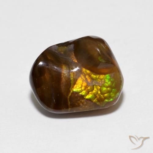 2.60ct Натуральный Многоцветный Огненный агат, причудливая, Непрозрачный