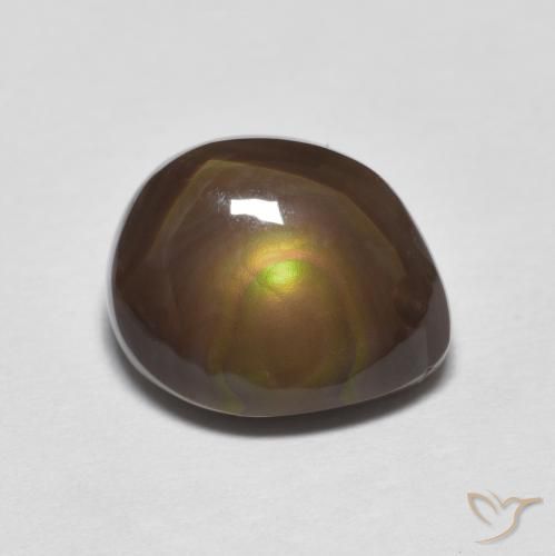 3.53ct Натуральный Многоцветный Огненный агат, причудливая, Непрозрачный