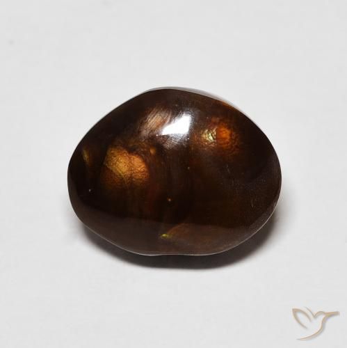 5.69ct Натуральный Многоцветный Огненный агат, причудливая, Непрозрачный