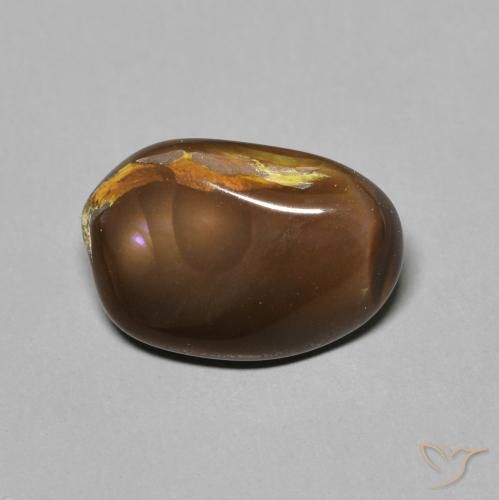 2.69ct Натуральный Многоцветный Огненный агат, причудливая, Непрозрачный