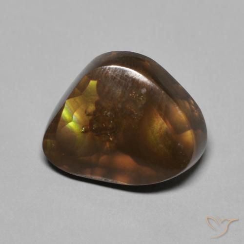 4.48ct Натуральный Многоцветный Огненный агат, причудливая, Непрозрачный