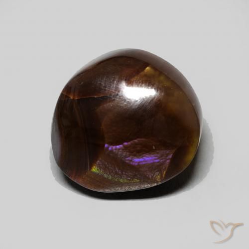 5.47ct Натуральный Многоцветный Огненный агат, причудливая, Непрозрачный
