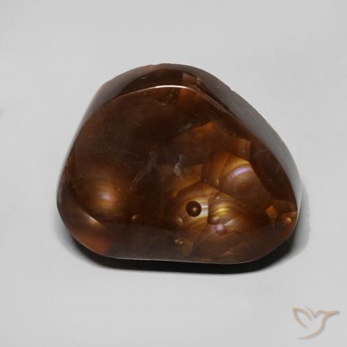 8.87ct Натуральный Многоцветный Огненный агат, причудливая, Непрозрачный