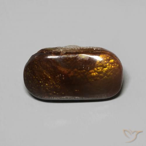 3.15ct Натуральный Многоцветный Огненный агат, причудливая, Непрозрачный