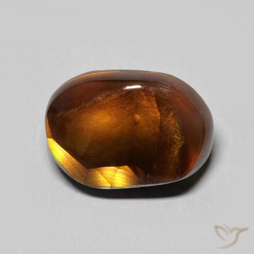 4.35ct Натуральный Многоцветный Огненный агат, причудливая, Непрозрачный