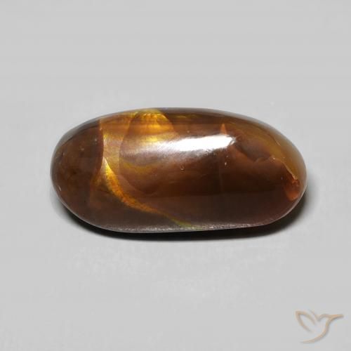 7.37ct Натуральный Многоцветный Огненный агат, причудливая, Непрозрачный