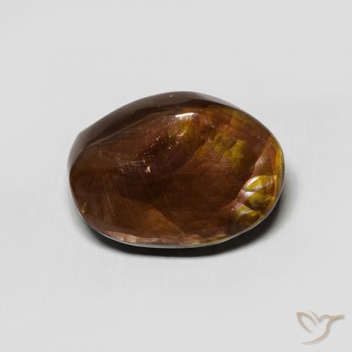 4.51ct Натуральный Многоцветный Огненный агат, причудливая, Непрозрачный