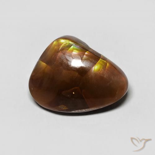4.22ct Натуральный Многоцветный Огненный агат, причудливая, Непрозрачный