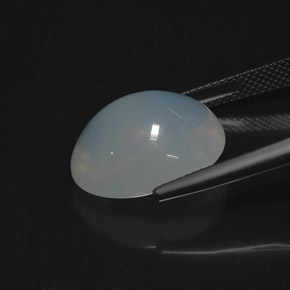 10.79 карата, натуральный Голубовато-белый Огненный опал, Прозрачный, Полупрозрачный