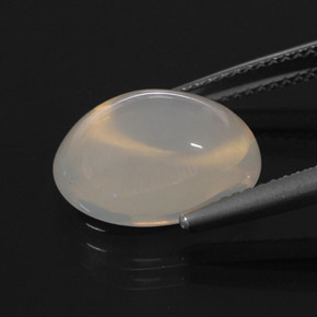 5.30 карата, натуральный Желто-белый Огненный опал, Прозрачный, Полупрозрачный