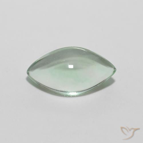 2.78ct Натуральный Светлая мята Флюорит, Маркиза, Прозрачный