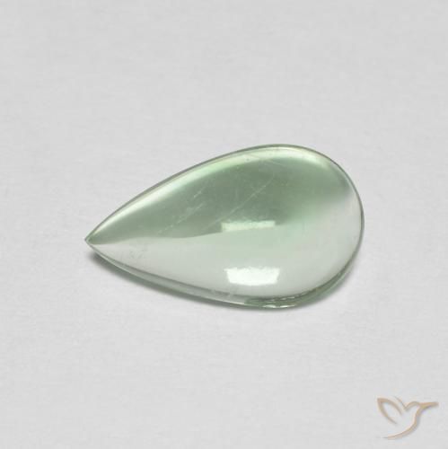 1.98ct Натуральный Светлая мята Флюорит, Форма груши, Прозрачный