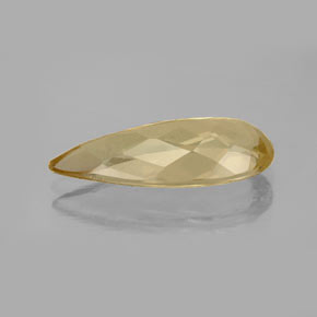 4.41 карата, натуральный Желтый Золотой берилл, Форма груши, VS-SI
