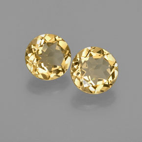  карата, натуральный Желтый Золотой берилл, Огранка Круг, VVS-VS