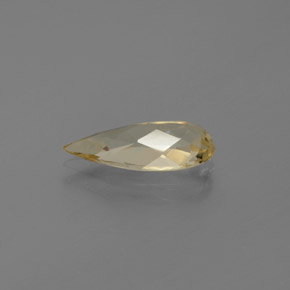 1.51 карата, натуральный Желтый Золотой берилл, Форма груши, Чистота VVS