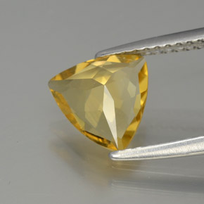 Натуральный жёлтый золотистый берилл 1,16 карата триллион, VVS-VS