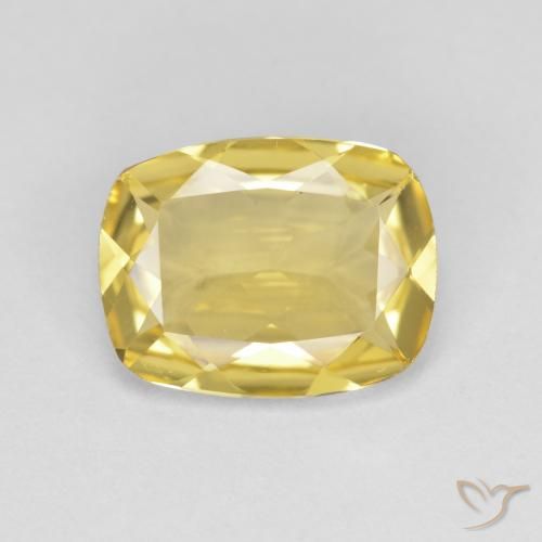 1.89ct Натуральный Светлое золото Золотой берилл, Подушка, VVS-VS