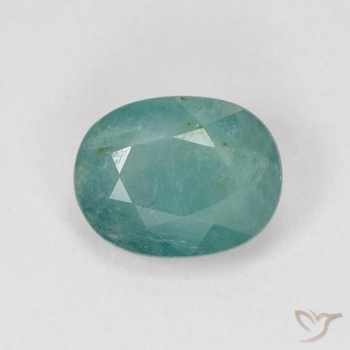 1.83ct Натуральный Голубовато-зеленый Грандидьерит, Овал, VS-SI