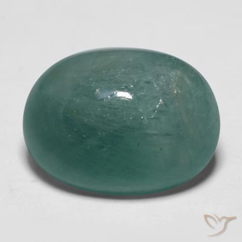 12.29ct Натуральный Зеленовато-синий Грандидьерит, Овал, Полупрозрачный