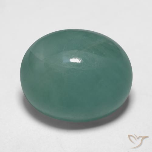10.64ct Натуральный Зеленовато-синий Грандидьерит, Овал, Полупрозрачный