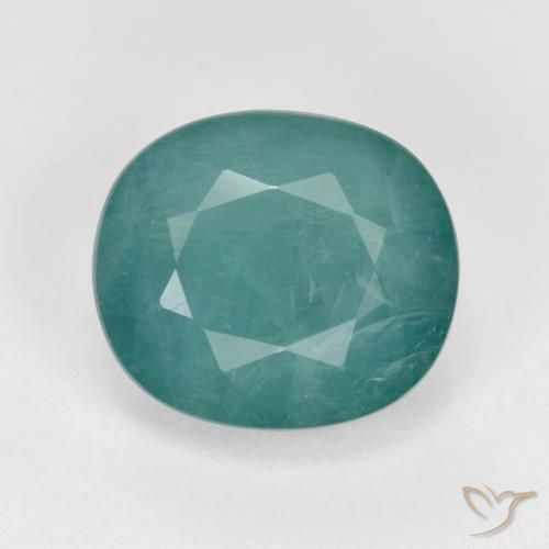 4.28ct Натуральный Бирюзовый Грандидьерит, Овал, VS-SI