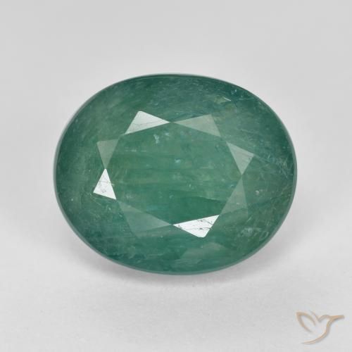5.14ct Натуральный Глубокая бирюза Грандидьерит, Овал, VS-SI