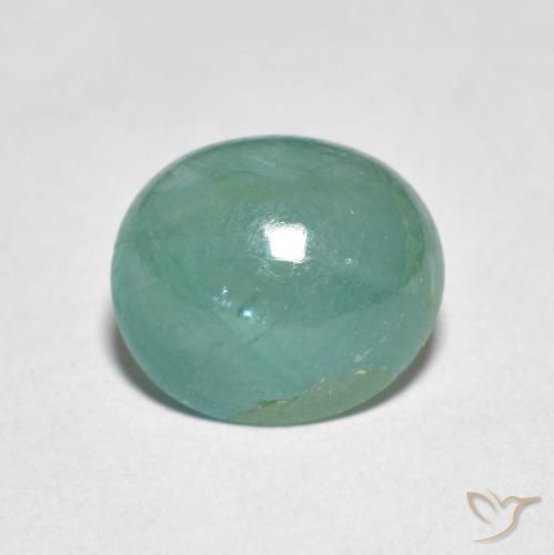 2.93ct Натуральный Зеленовато-синий Грандидьерит, Овал, Полупрозрачный