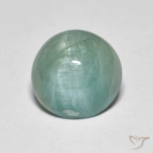 2.68ct Натуральный Очень светло-голубой зеленый Грандидьерит, Круглый, Полупрозрачный