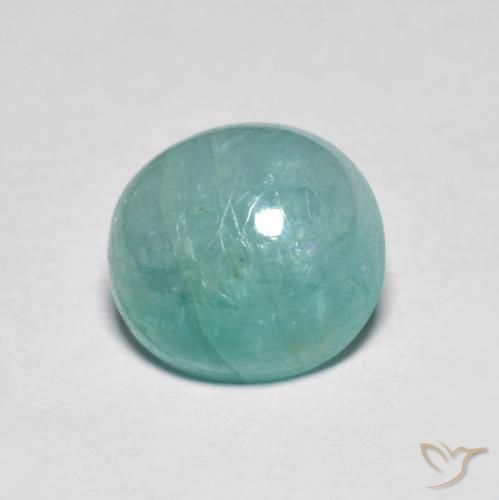 1.61ct Натуральный Средне-темно-синий зеленый Грандидьерит, Овал, Полупрозрачный
