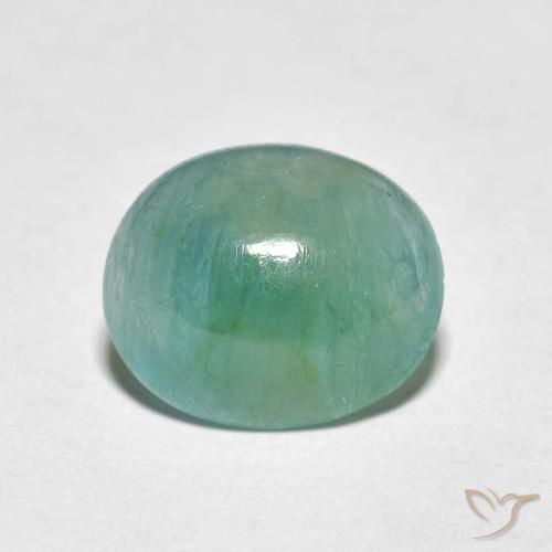 2.98ct Натуральный Зеленый Синий Тон Грандидьерит, Овал, Полупрозрачный