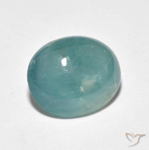 4.83ct Натуральный Бирюзовый Грандидьерит, Овал, Полупрозрачный