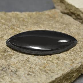 44.75 карата, натуральный Темно-серый Гематит, Маркиза, Непрозрачный