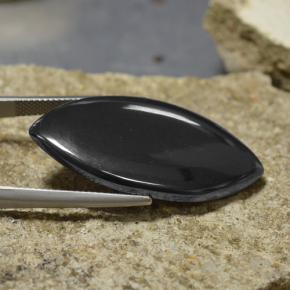 44.75 карата, натуральный Темно-серый Гематит, Маркиза, Непрозрачный