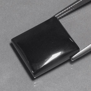 29.22 карата, натуральный Черно-серый Гематит, Огранка Багет, Непрозрачный