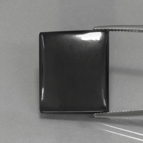 35.61 карата, натуральный Черно-серый Гематит, Огранка Багет, Непрозрачный