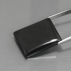 35.61 карата, натуральный Черно-серый Гематит, Огранка Багет, Непрозрачный