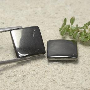 9.57 карата, натуральный Средний серый Гематит, Квадрат, Непрозрачный