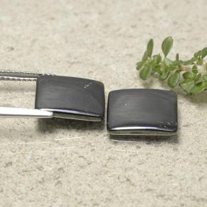 9.57 карата, натуральный Средний серый Гематит, Квадрат, Непрозрачный