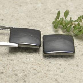 9.77 карата, натуральный Средний серый Гематит, Квадрат, Непрозрачный