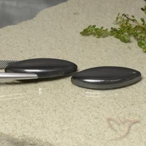 48.08 карата, натуральный Средний серый Гематит, Маркиза, Непрозрачный