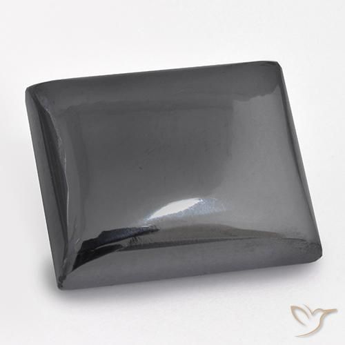 22.78ct Натуральный Серебристо-серый Гематит, Огранка Багет, Непрозрачный