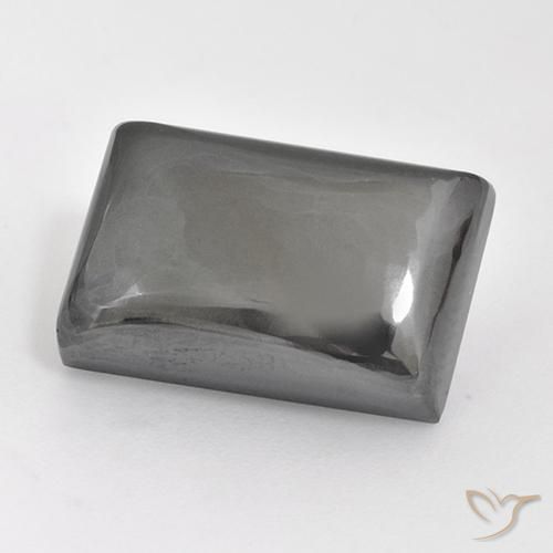 19.79ct Натуральный Серебристо-серый Гематит, Огранка Багет, Непрозрачный