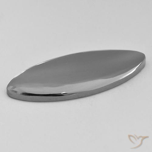 15.80 карата, натуральный Серебристо-серый Гематит, Маркиза, Непрозрачный