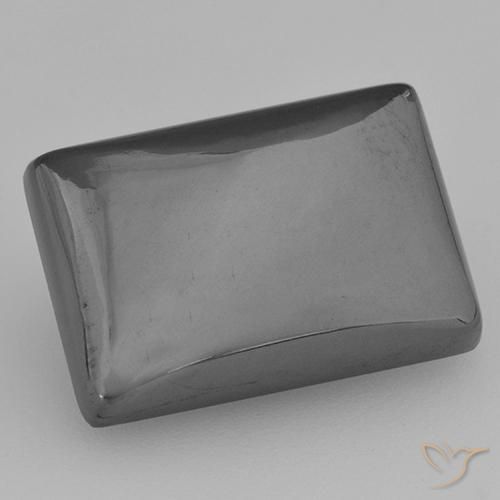 13.17 карата, натуральный Средний серый Гематит, Огранка Багет, Непрозрачный