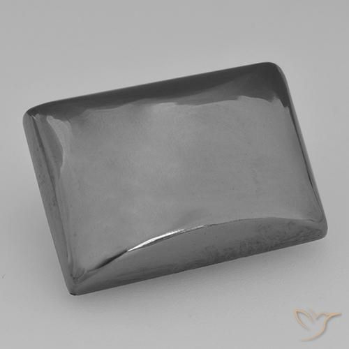 27.45ct Натуральный Средний серый Гематит, Огранка Багет, Непрозрачный